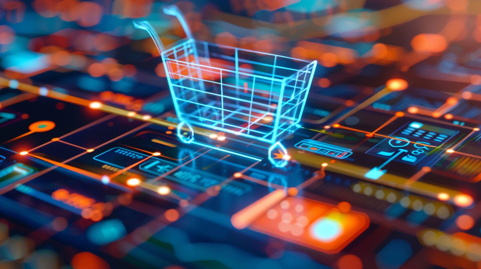 digital shopping cart digital shopping cart